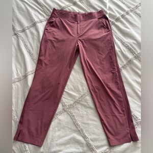 Athleta Women’s Brooklyn Ankle Pants Size 14 MAUVE